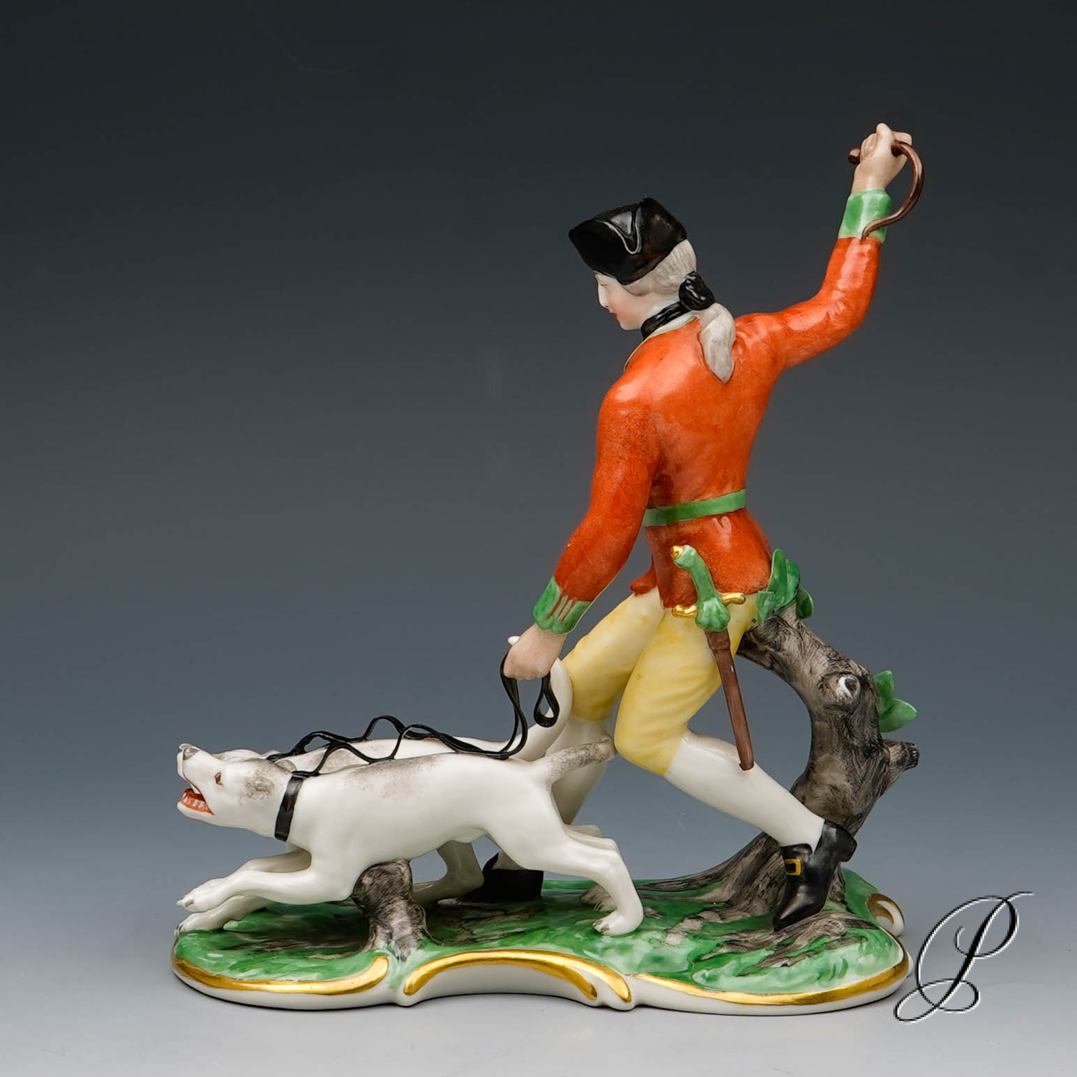 Figur Nymphenburg aus der Roten Jagd "Piquer mit Hunden" – Bild 8