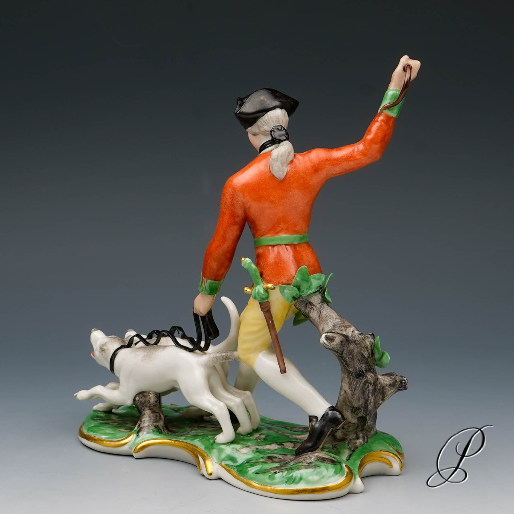 Figur Nymphenburg aus der Roten Jagd "Piquer mit Hunden" – Bild 9