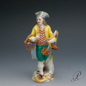 Figur Meissen 1.Wahl Pariser Ausrufer - Traubenhändler