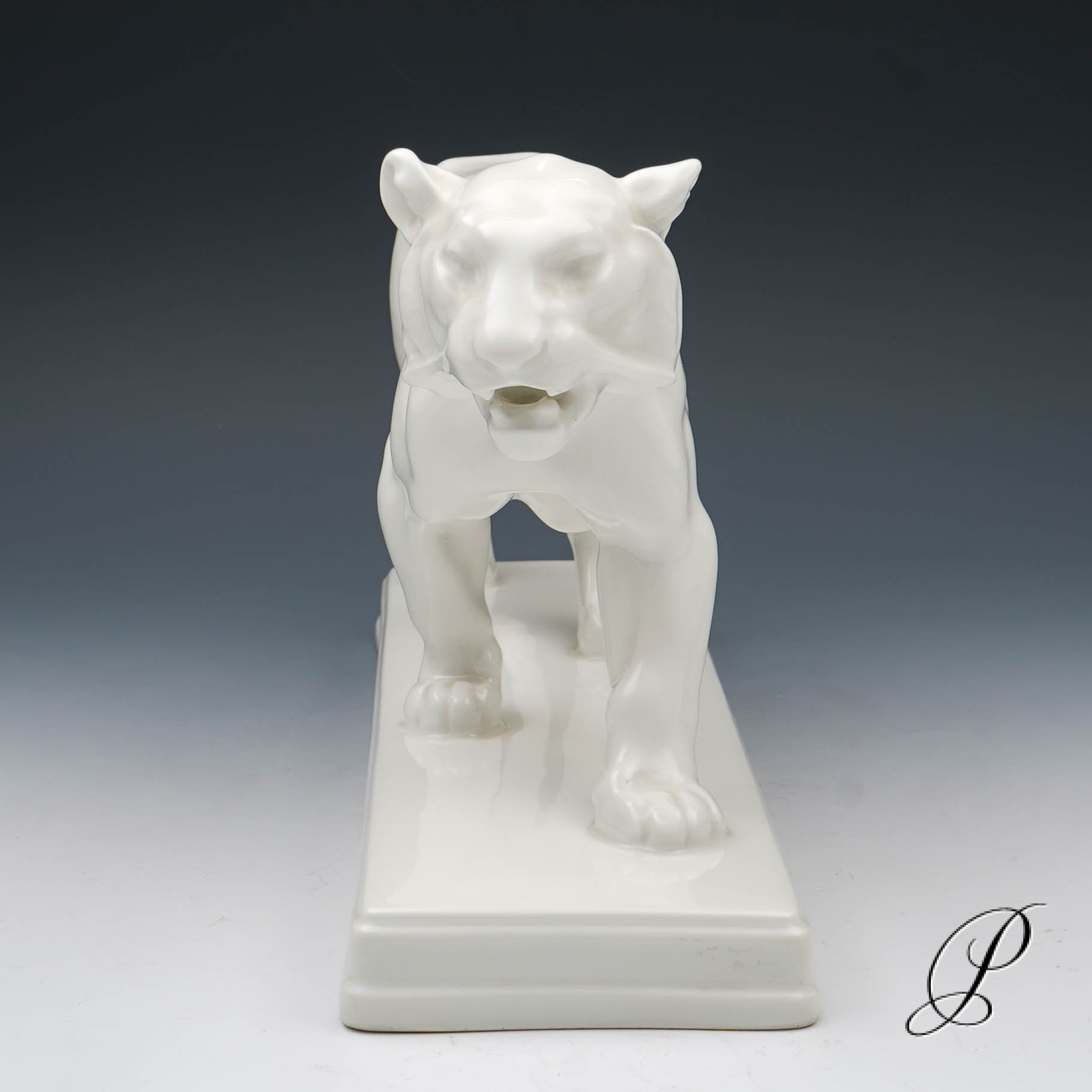 große KPM Berlin Figur - schreitender Tiger – Bild 10