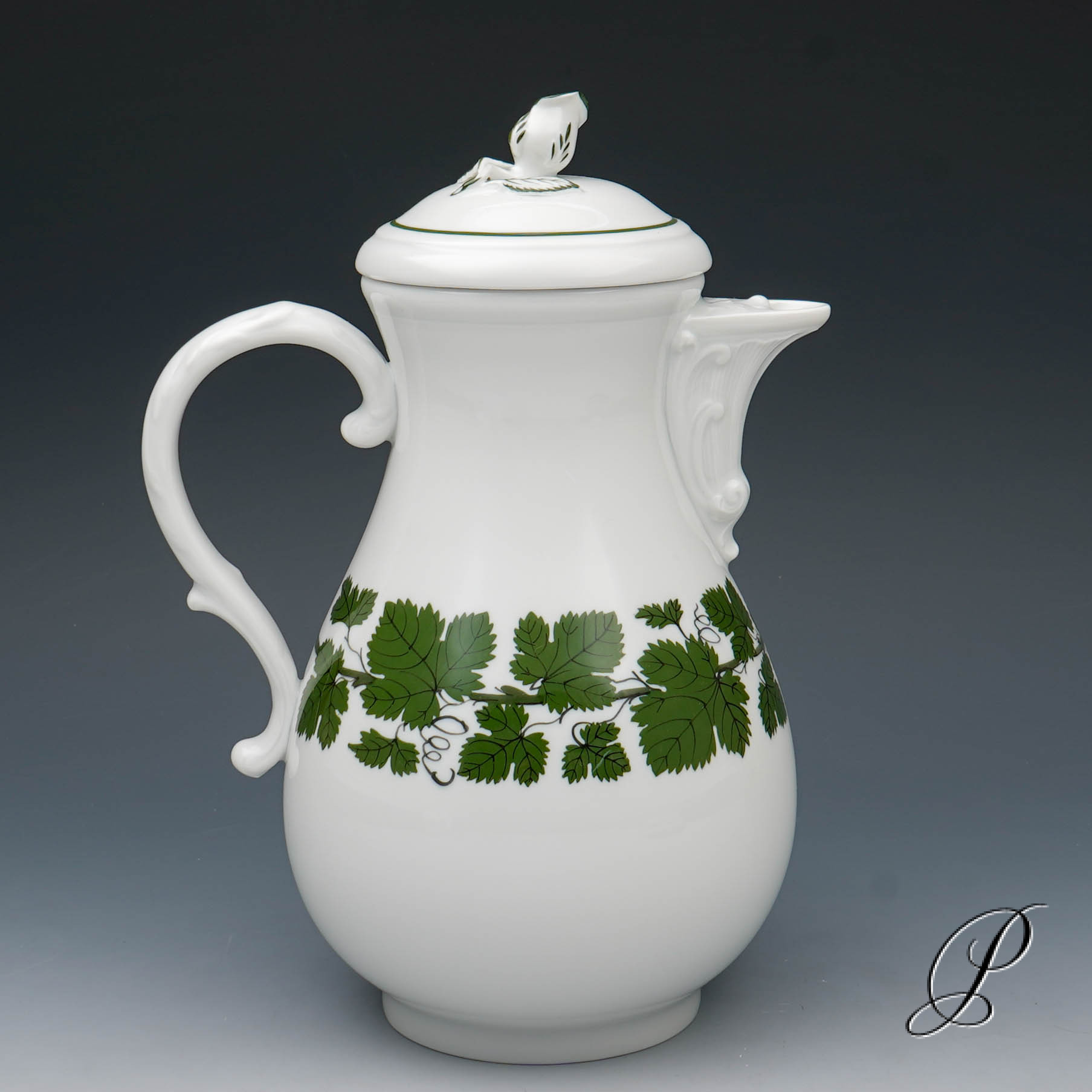 Kaffeeservice Meissen für 6 Personen im Dekor Weinlaub – Bild 6