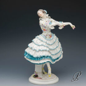 Meissen Figur aus dem Russisches Ballett die Chiarina