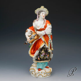 Meissen große Figur 1.Wahl " Malabarin "