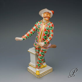 Meissen Figur 1.Wahl Harlekin Italienischen Komödie