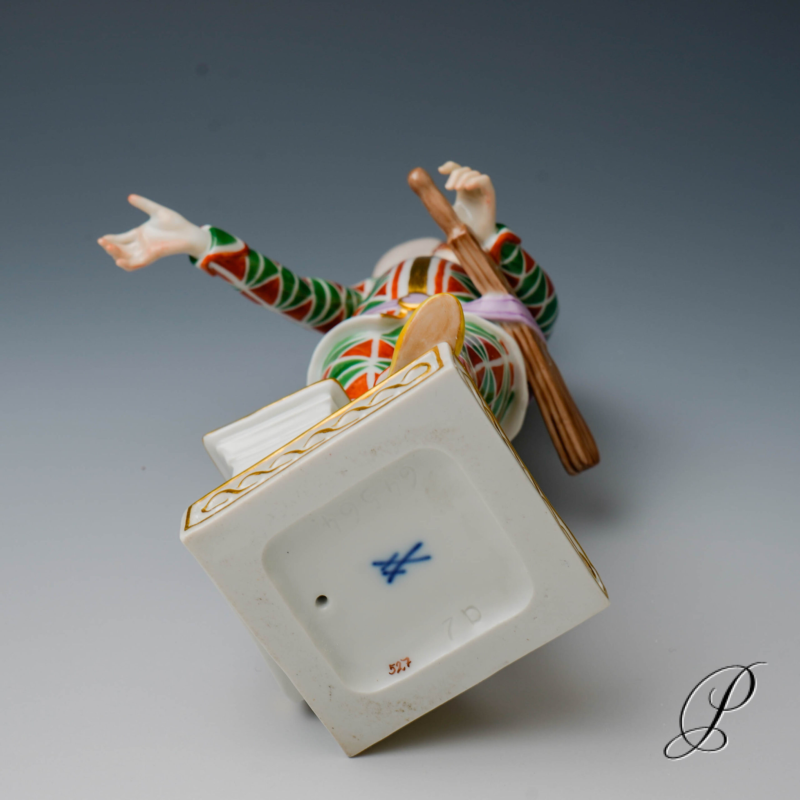 Meissen Figur 1.Wahl Harlekin Italienischen Komödie – Bild 7