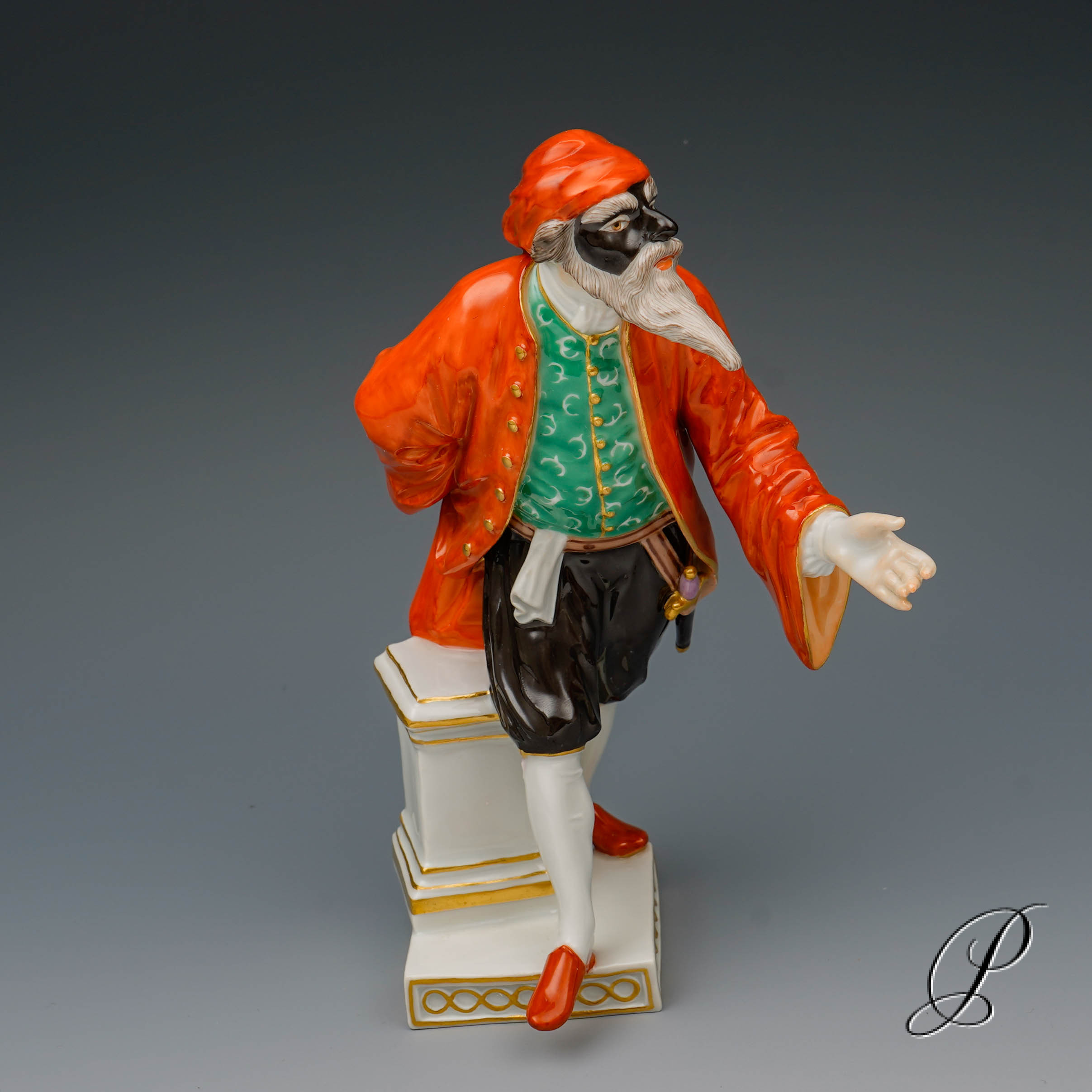 Figur Meissen 1.Wahl Pantalone Italienische Komödie – Bild 2