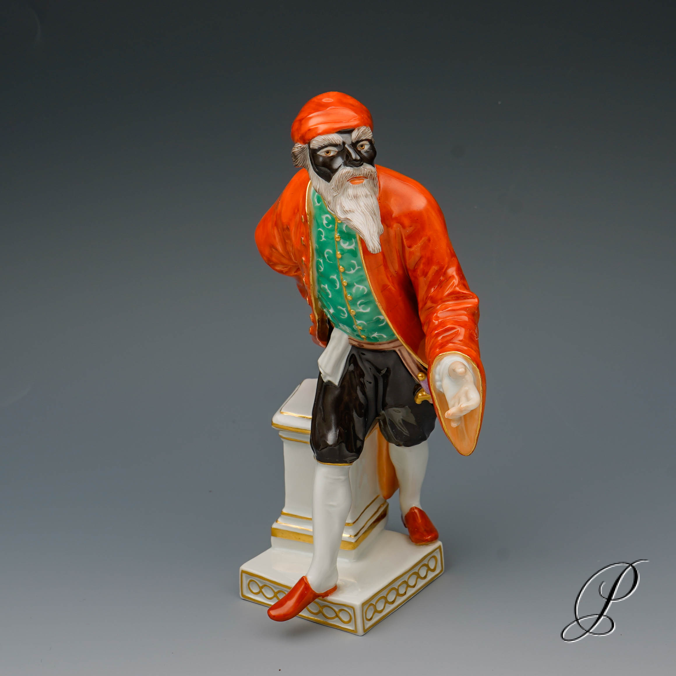 Figur Meissen 1.Wahl Pantalone Italienische Komödie