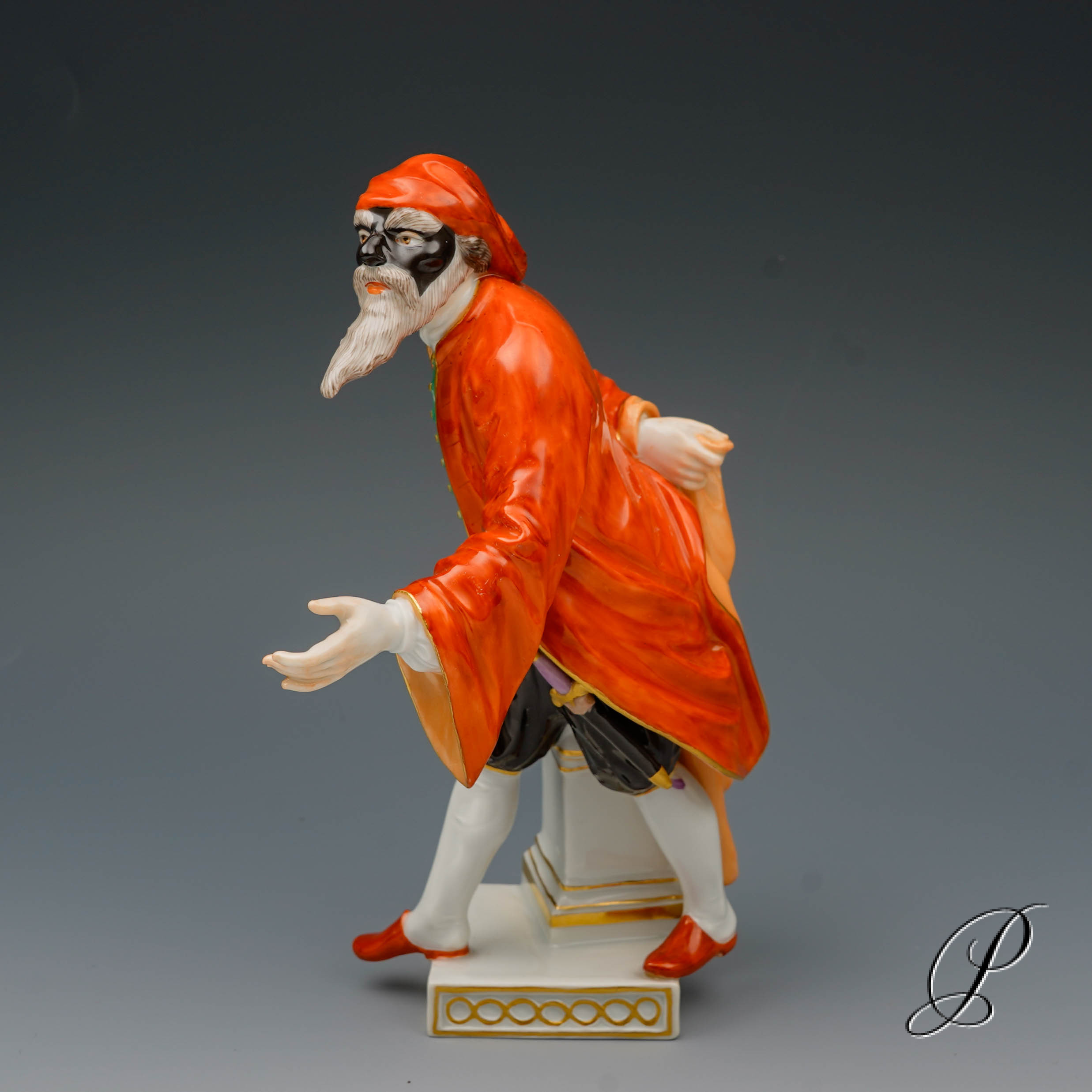 Figur Meissen 1.Wahl Pantalone Italienische Komödie – Bild 4