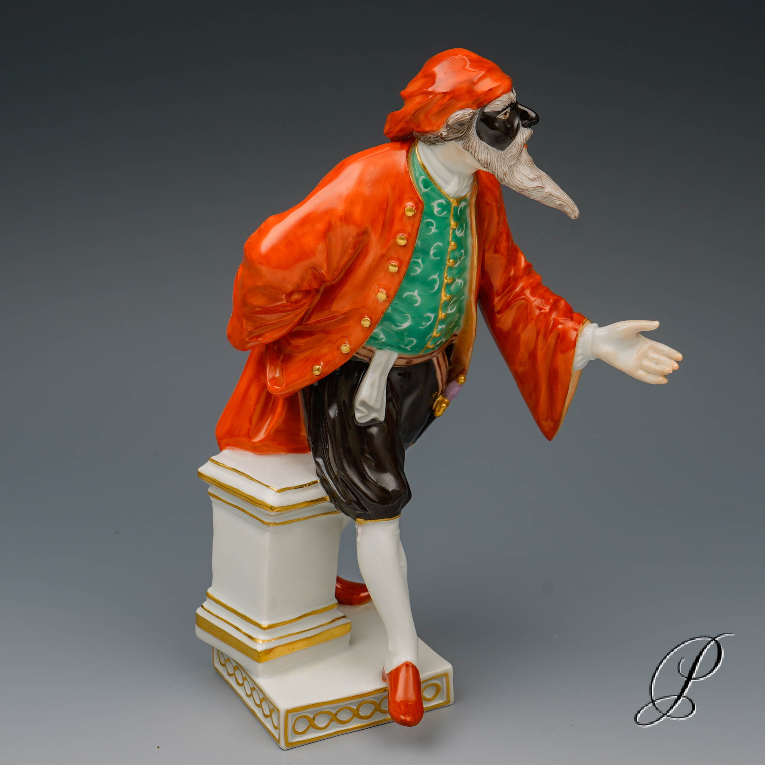 Figur Meissen 1.Wahl Pantalone Italienische Komödie – Bild 7