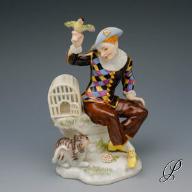 Harlekin Meissen 1.Wahl aus der Commedia dell`arte