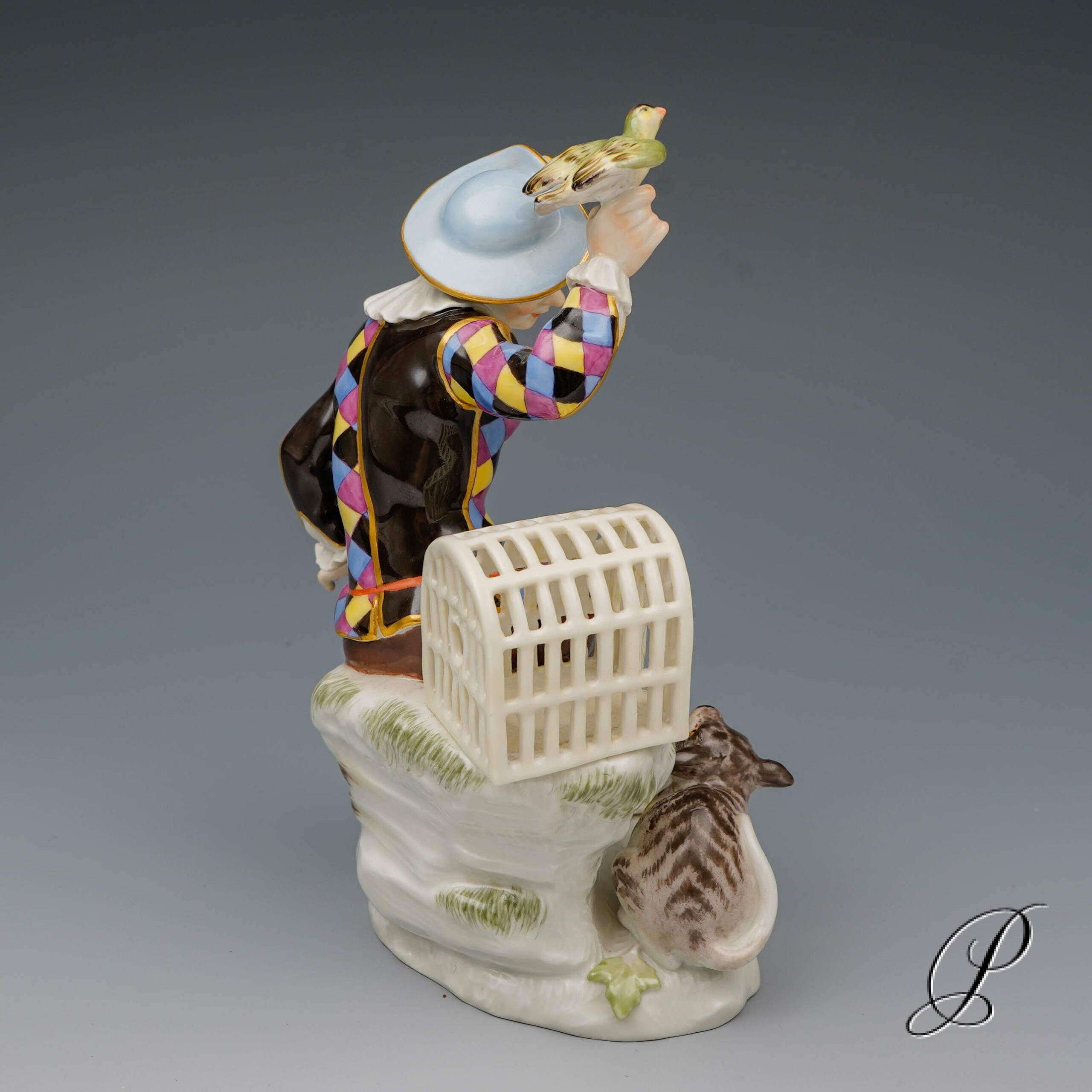 Harlekin Meissen 1.Wahl aus der Commedia dell`arte – Bild 5