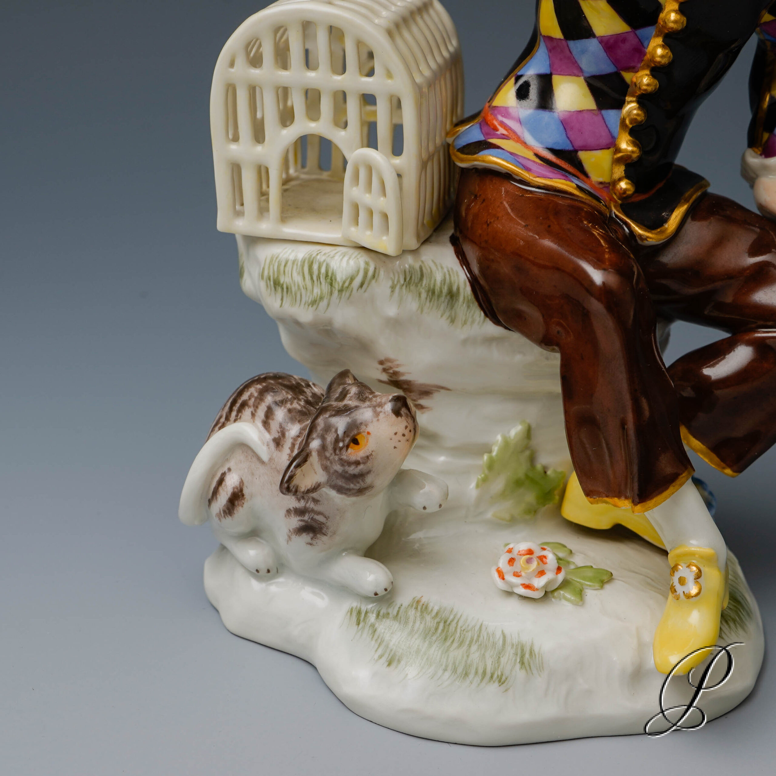 Harlekin Meissen 1.Wahl aus der Commedia dell`arte – Bild 7