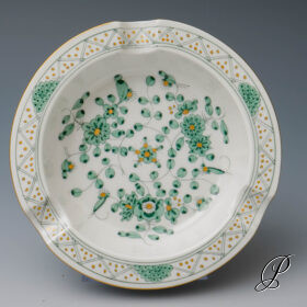 Ascher Meissen 1.Wahl reiche Indische Malerei grün