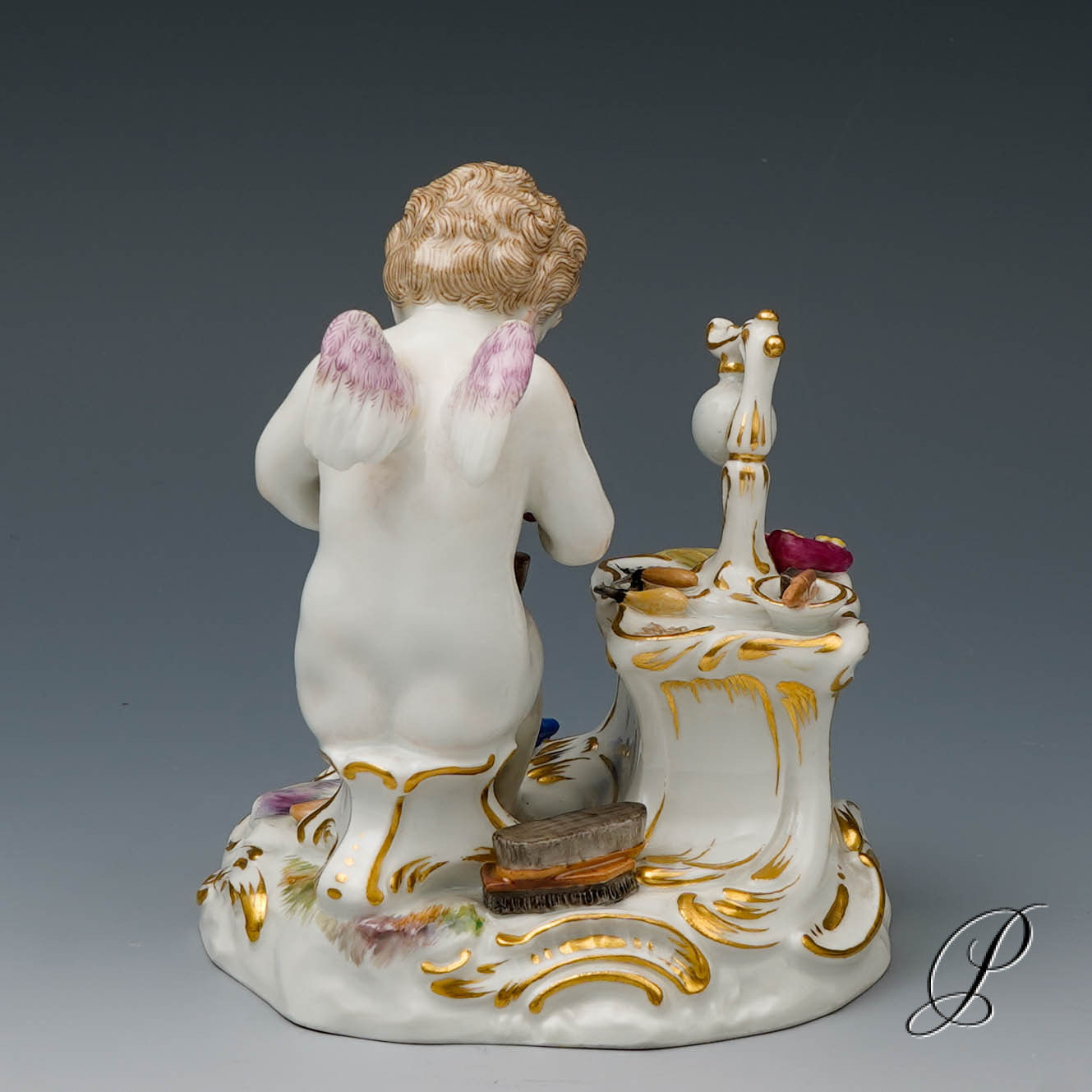 Meissen Figur "Amor als Schuhmacher" von August Ringler – Bild 5