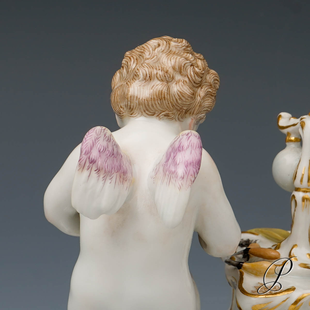 Meissen Figur "Amor als Schuhmacher" von August Ringler – Bild 6