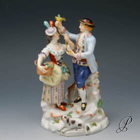 Meissen Figurengruppe Gärtnerpaar