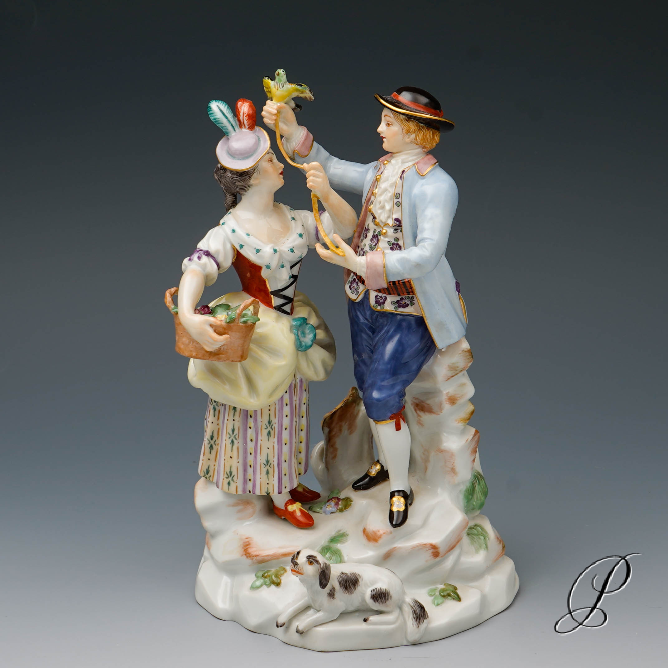 Meissen Figurengruppe Gärtnerpaar