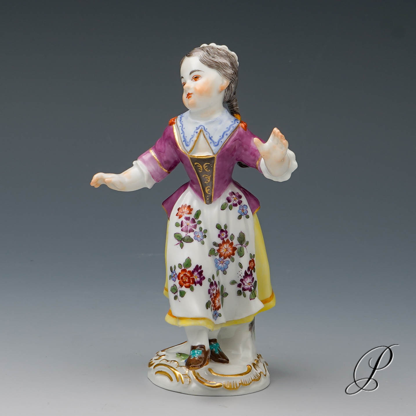 tanzendes Gärtnerkind Meissen 1.Wahl