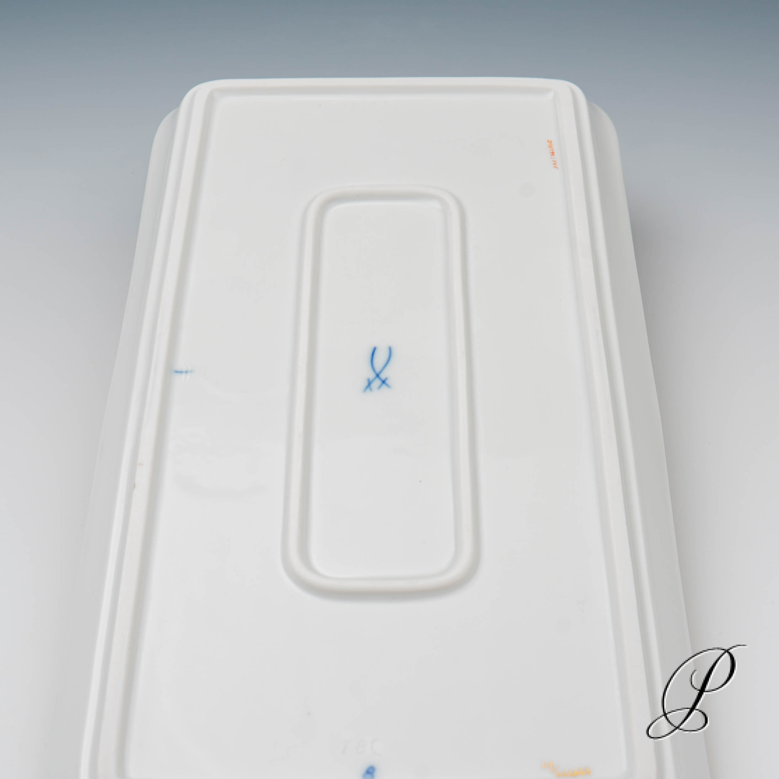 Königskuchenplatte Meissen X-Form mit Streublümchen – Bild 6