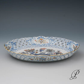 Meissen Durchbruchschale im Dekor Zwiebelmuster Royal