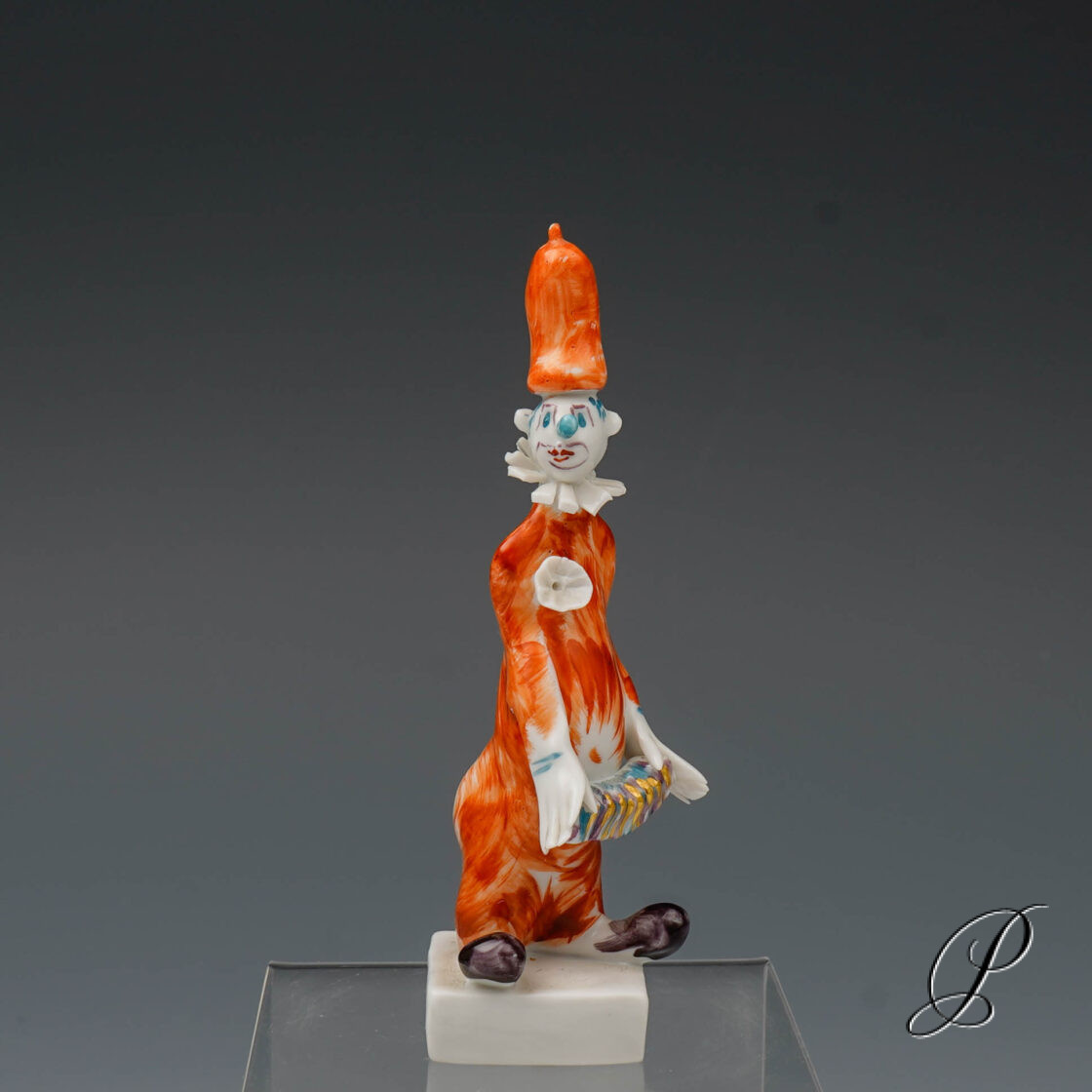 Figur Meissen 1.Wahl Clown aus der Clownkapelle von Peter Strang
