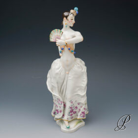 Traumhafte Spanische Tänzerin Meissen 1.Wahl von Paul Scheurich