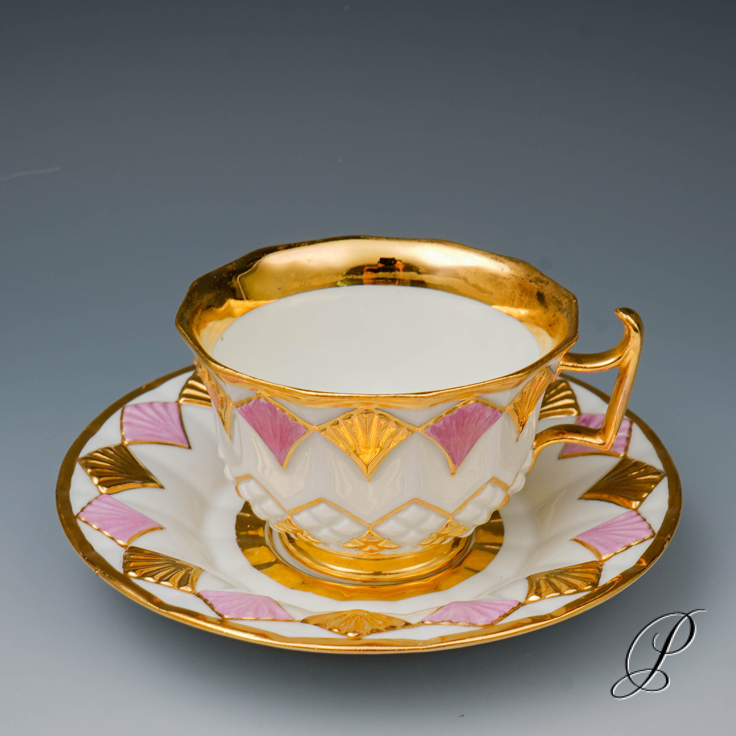 wunderschönes Prunkgedeck Meissen 1.Wahl um 1800 - Antiquität