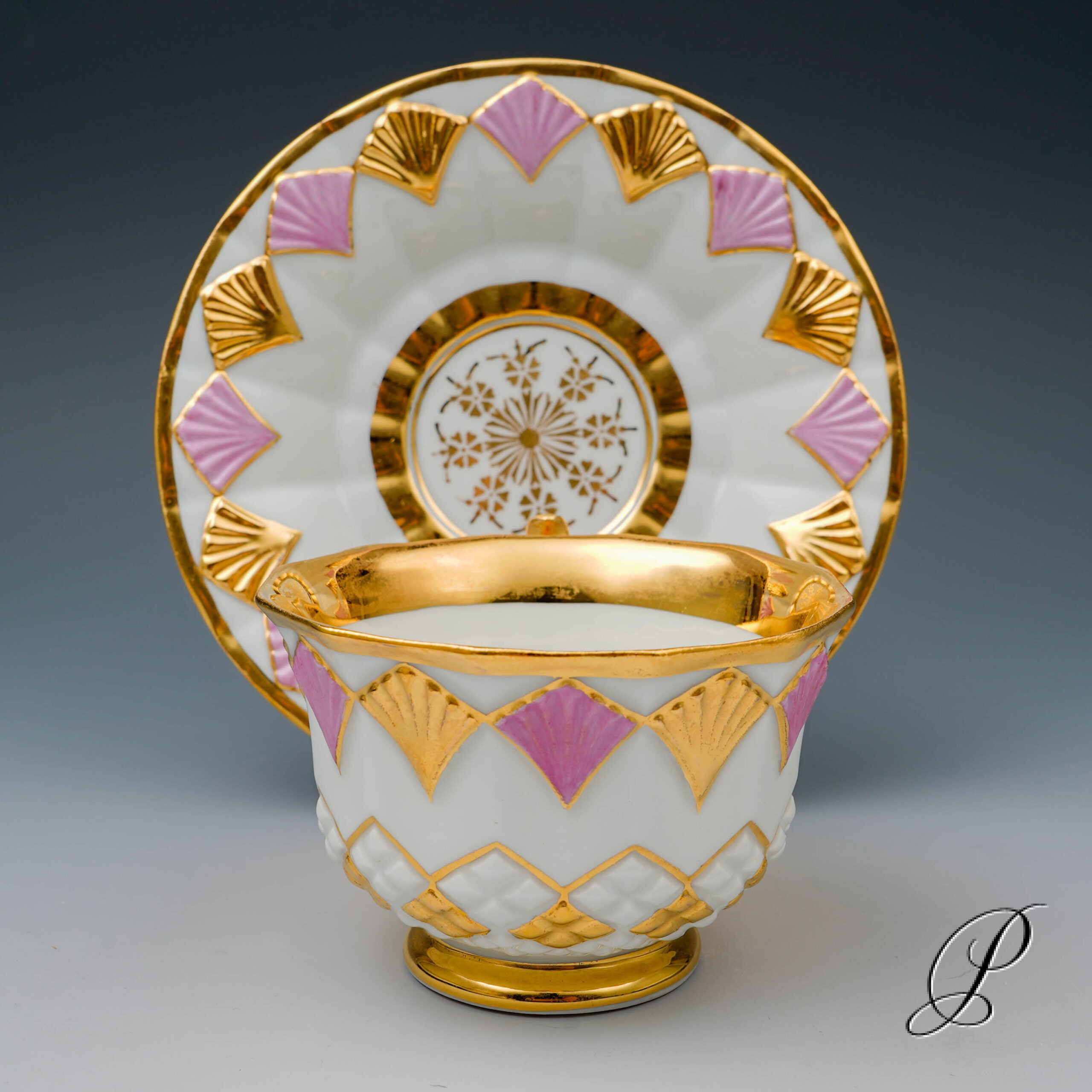 wunderschönes Prunkgedeck Meissen 1.Wahl um 1800 - Antiquität – Bild 6