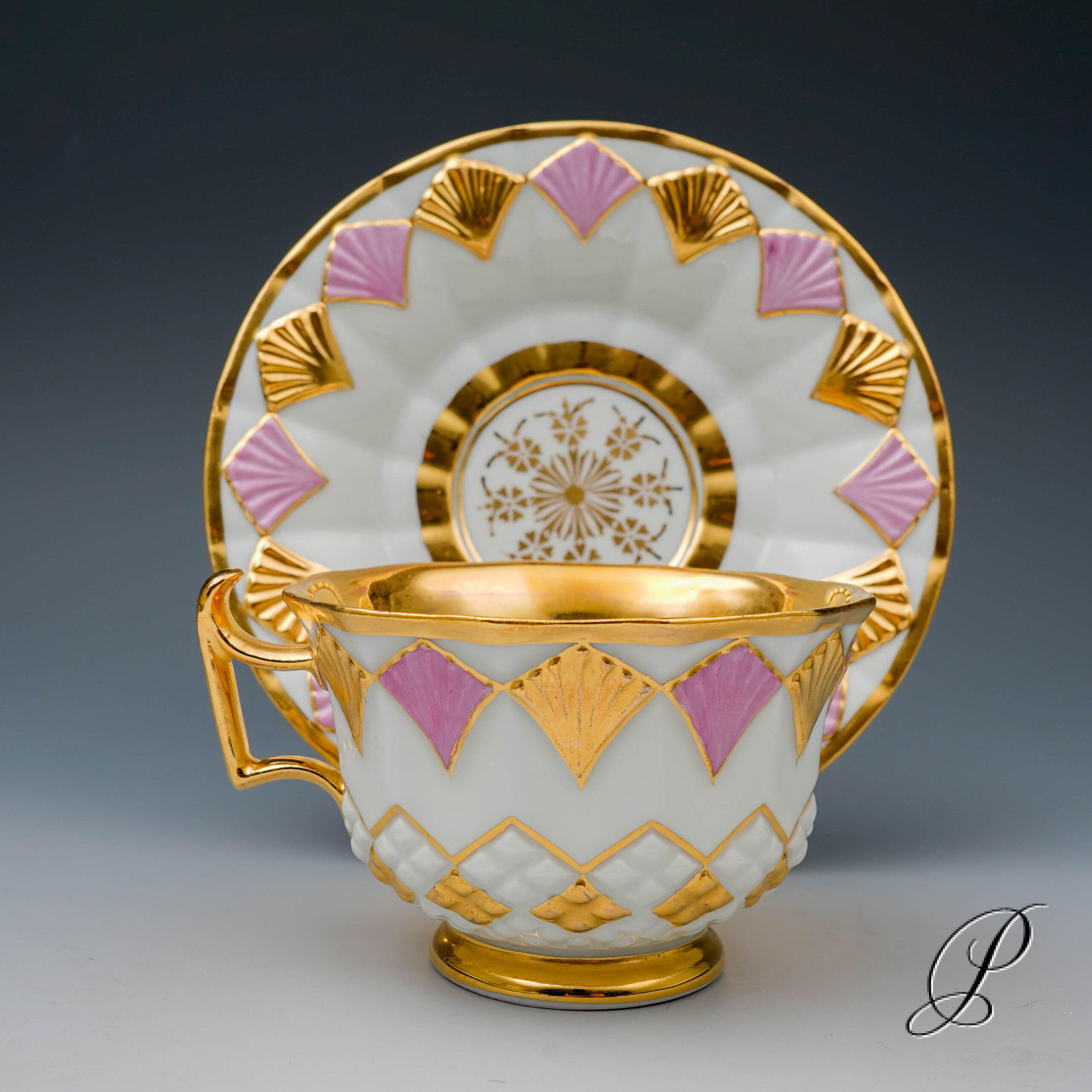 wunderschönes Prunkgedeck Meissen 1.Wahl um 1800 - Antiquität – Bild 7