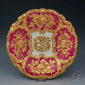 Traumhafter großer Prunkteller Meissen 1.Wahl Knaufzeit um 1860 Jhd.