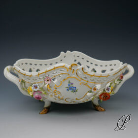 wunderschöner großer Korb Meissen 1.Wahl NP# 6570,- EUR