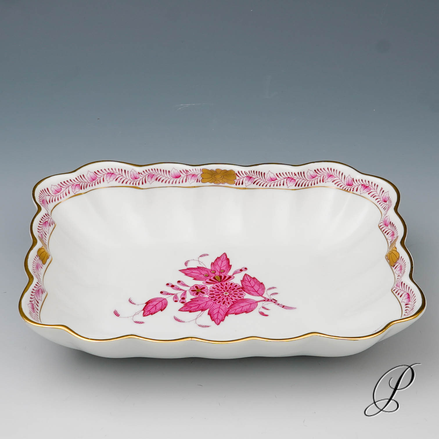 Gebäckschale Herend Apponyi purpur