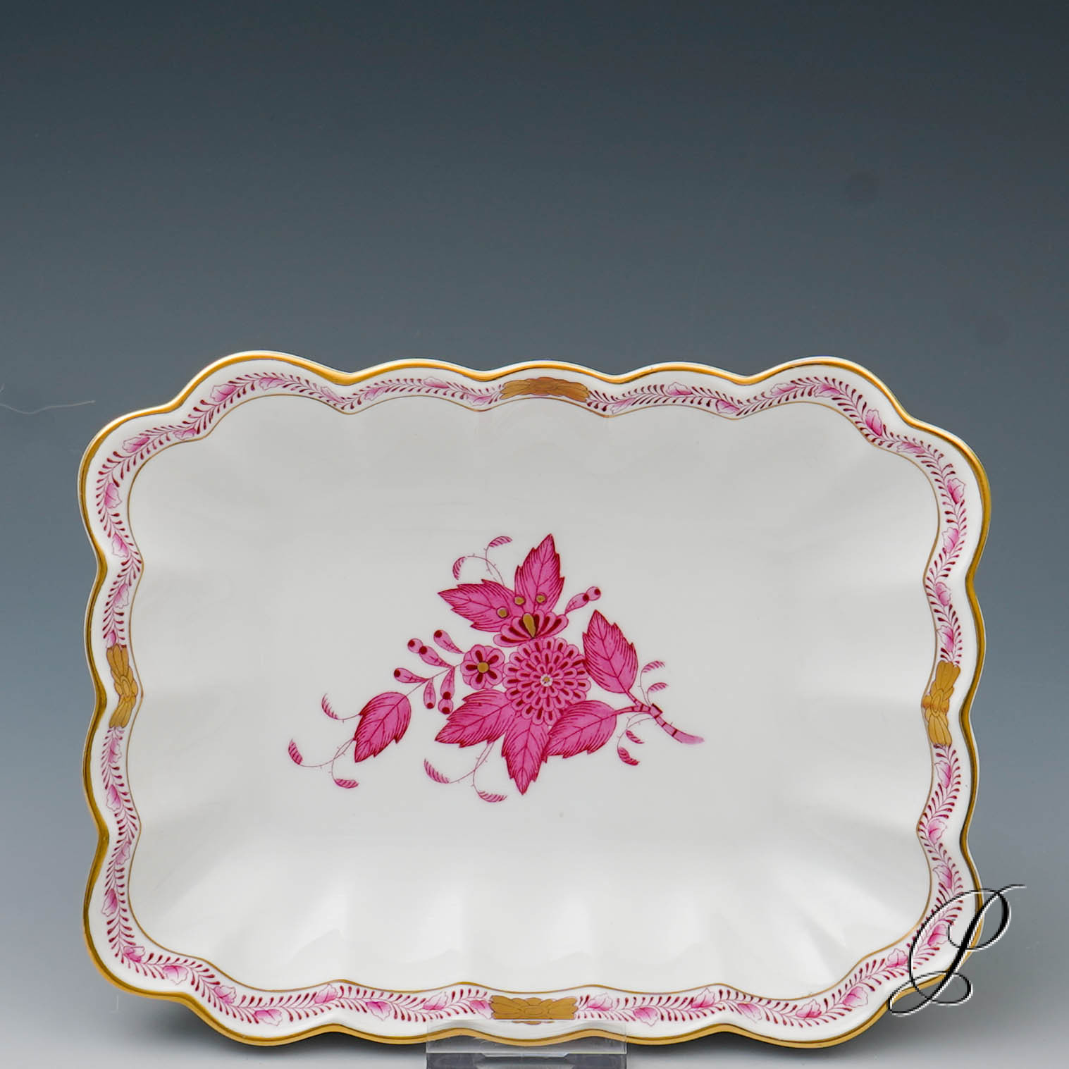 Gebäckschale Herend Apponyi purpur – Bild 3