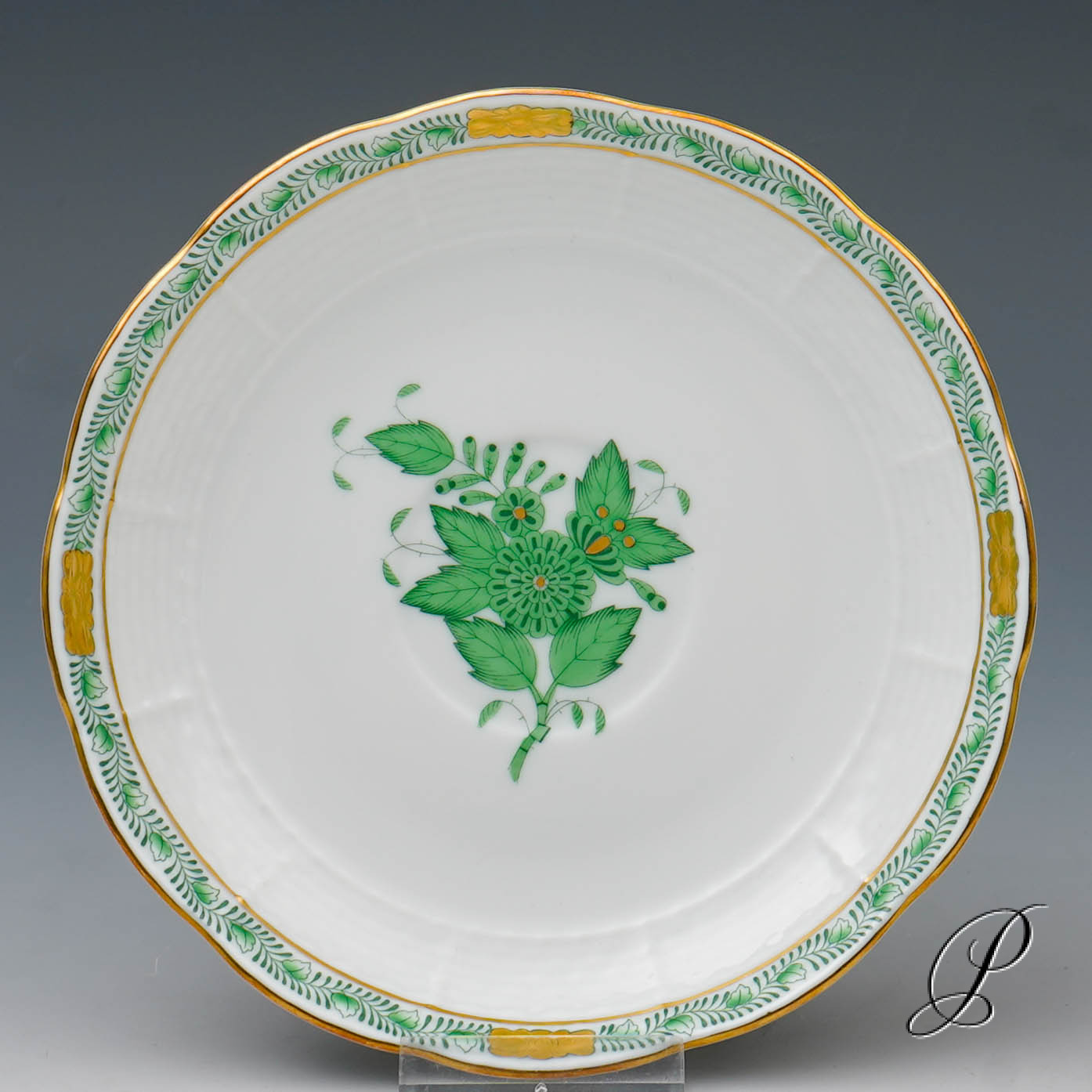 Kaffeegedeck Herend im Dekor Apponyi grün – Bild 9