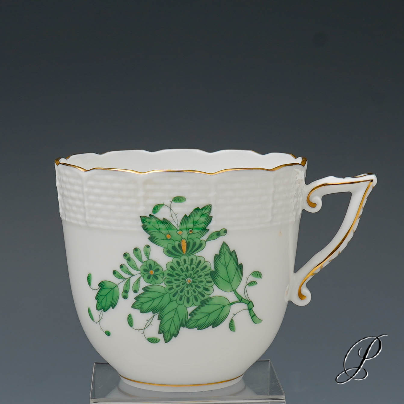 Kaffeegedeck Herend im Dekor Apponyi grün – Bild 10