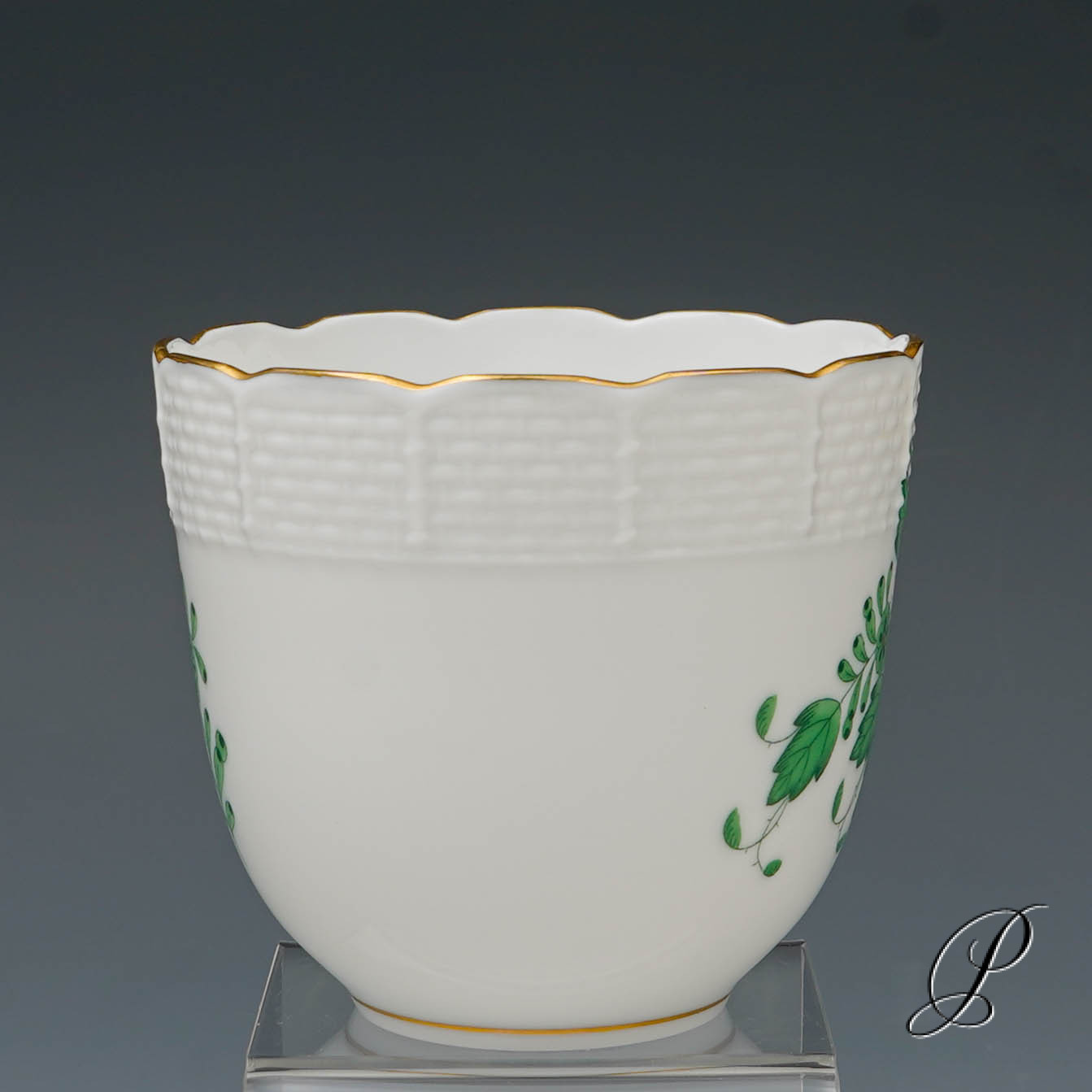 Kaffeegedeck Herend im Dekor Apponyi grün – Bild 11