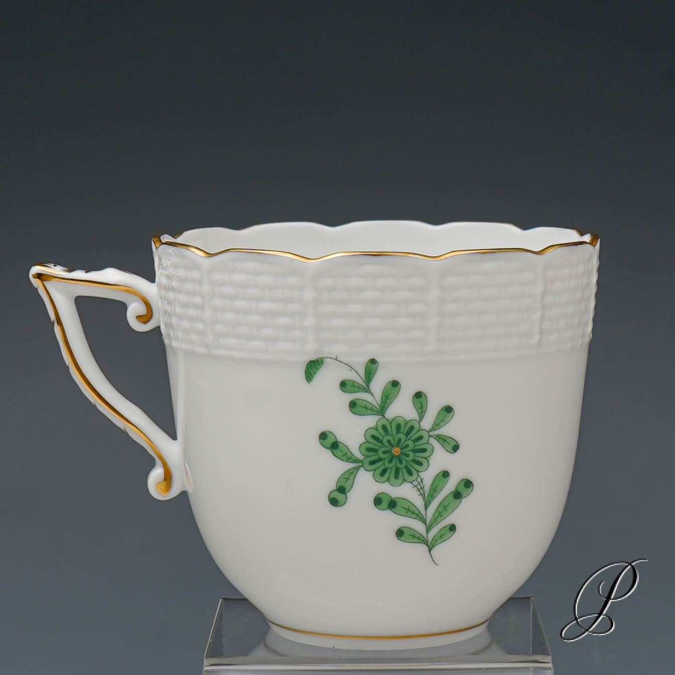 Kaffeegedeck Herend im Dekor Apponyi grün – Bild 12