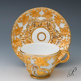 sehr altes Prunkgedeck Meissen um 1820-1840 Jhd.