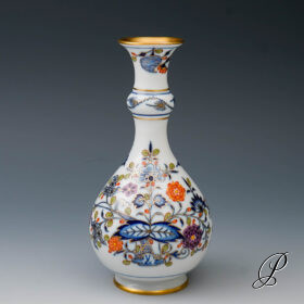 Vase Meissen im Dekor Zwiebelmuster Royal-bunt