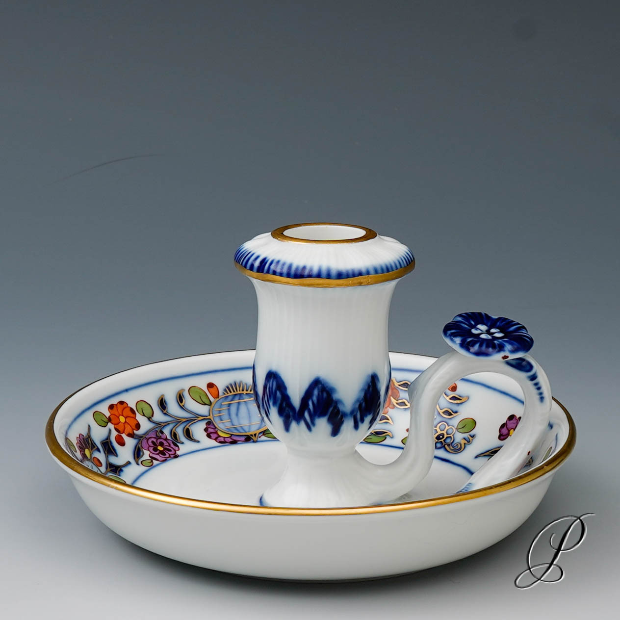 Leuchter Meissen Dekor Zwiebelmuster Royal-bunt – Bild 2