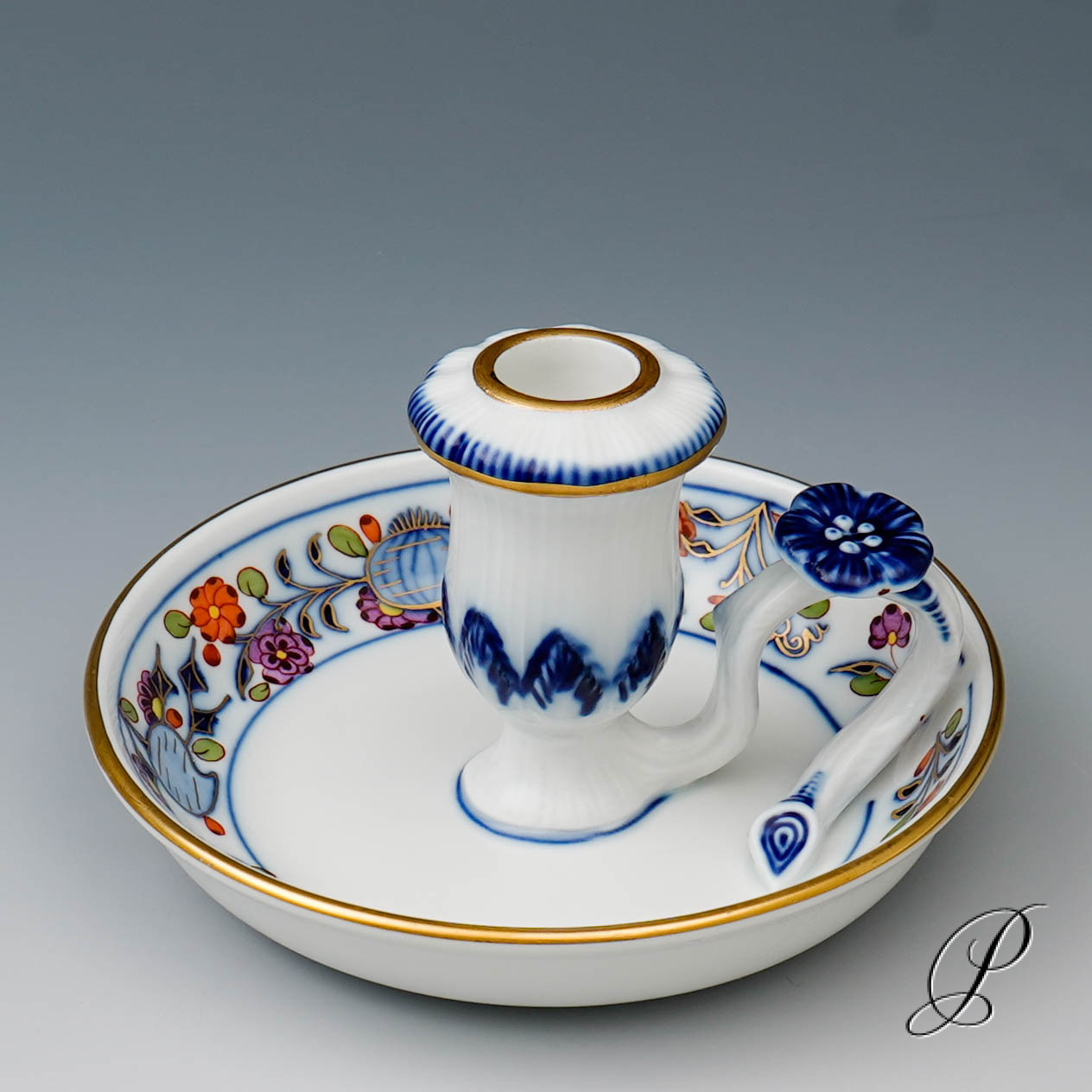 Leuchter Meissen Dekor Zwiebelmuster Royal-bunt