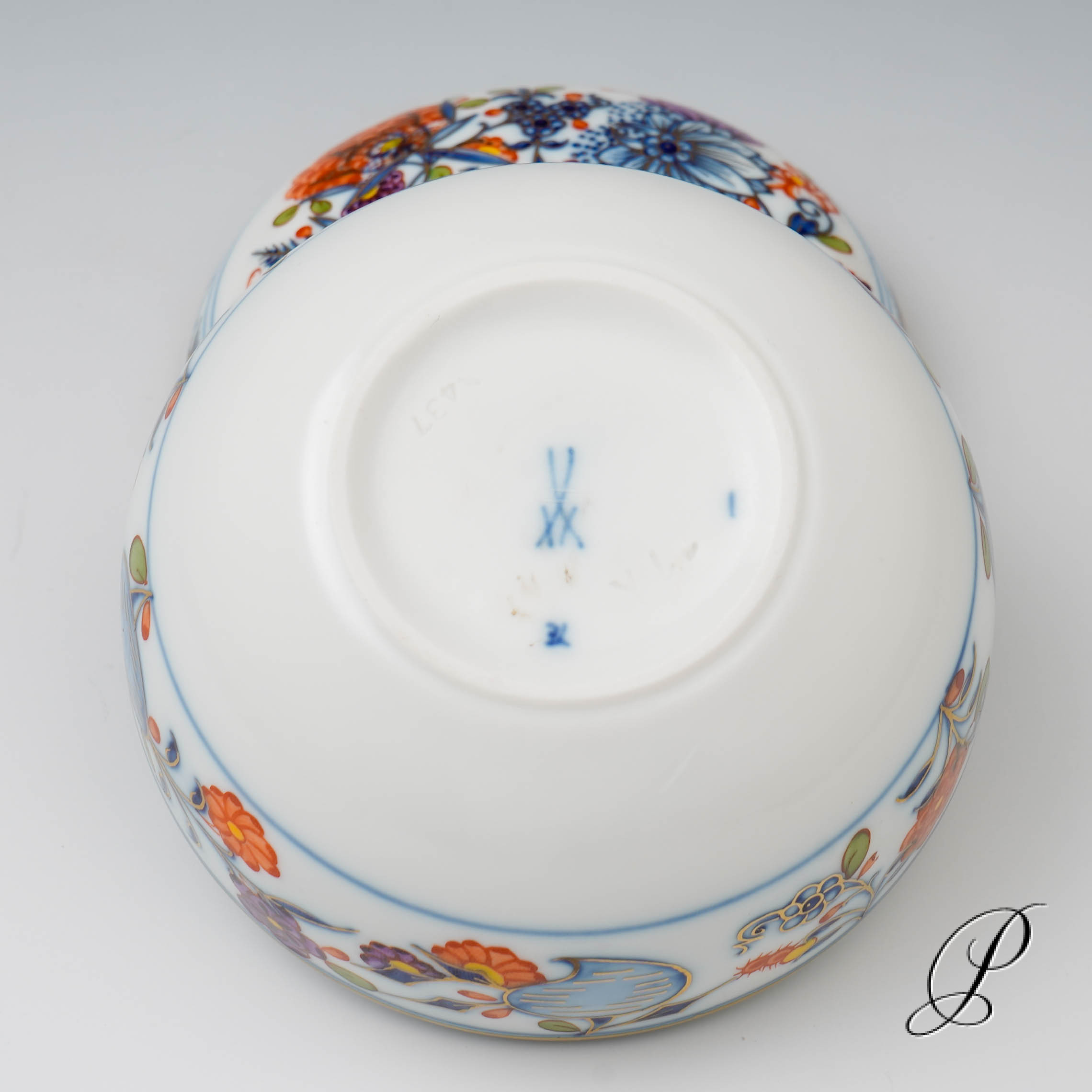 Schmuckdose Meissen Dekor Zwiebelmuster Royal-bunt – Bild 8