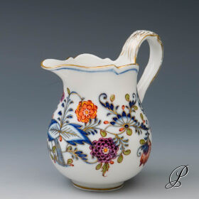 Sahnekännchen Meissen Knaufzeit 1.Wahl Zwiebelmuster Royal bunt