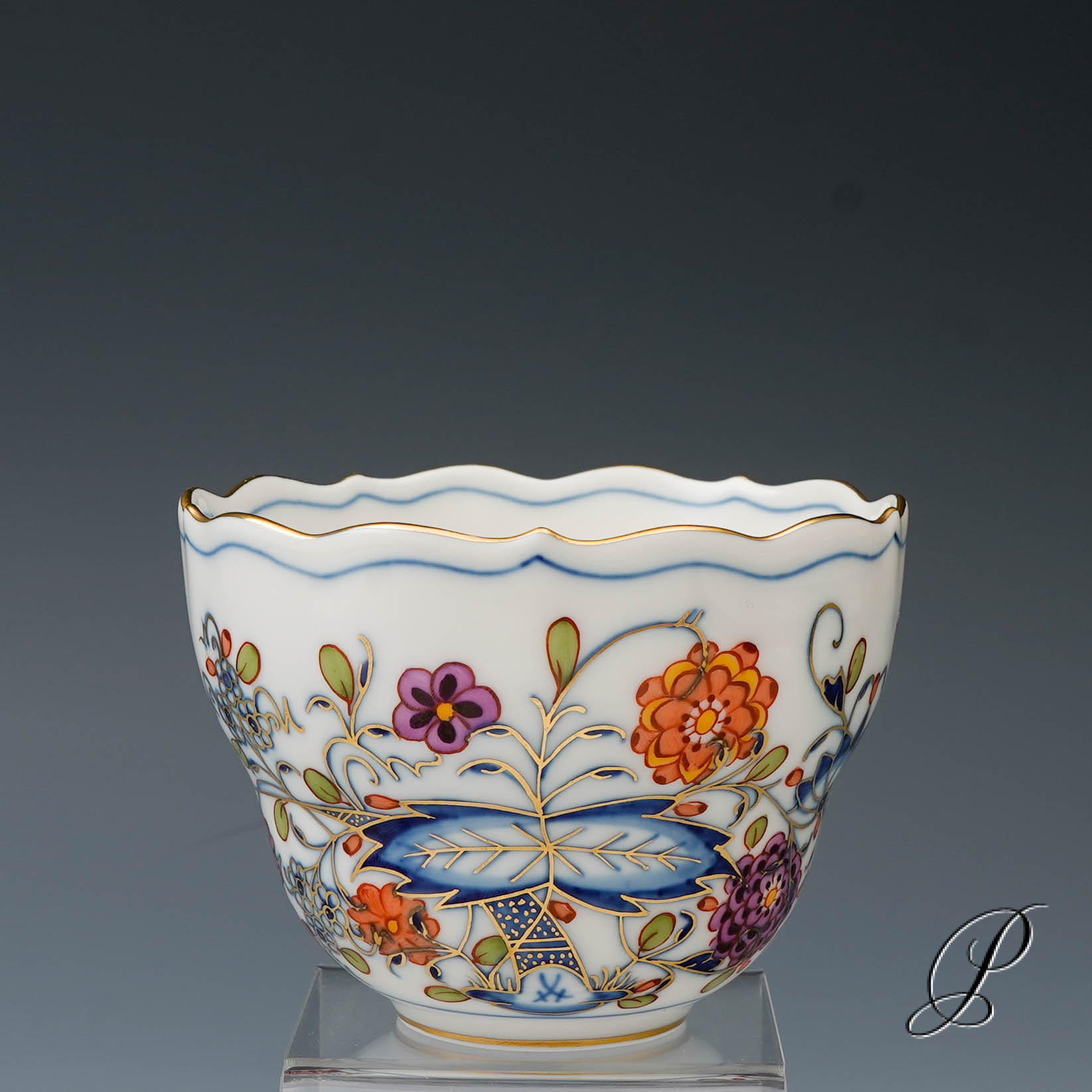 Kaffeegedeck Meissen buntes Zwiebelmuster – Bild 7