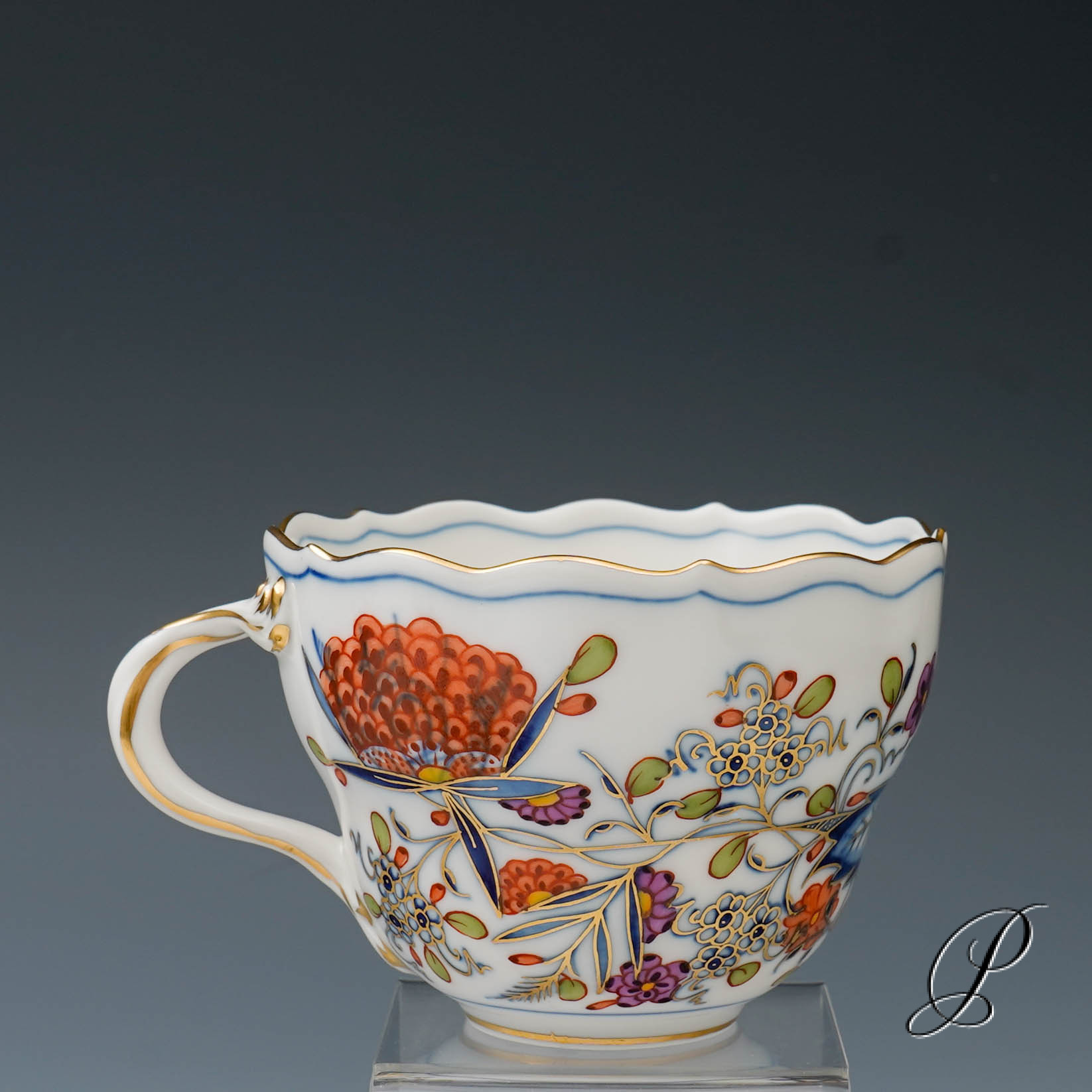 Kaffeegedeck Meissen buntes Zwiebelmuster – Bild 8