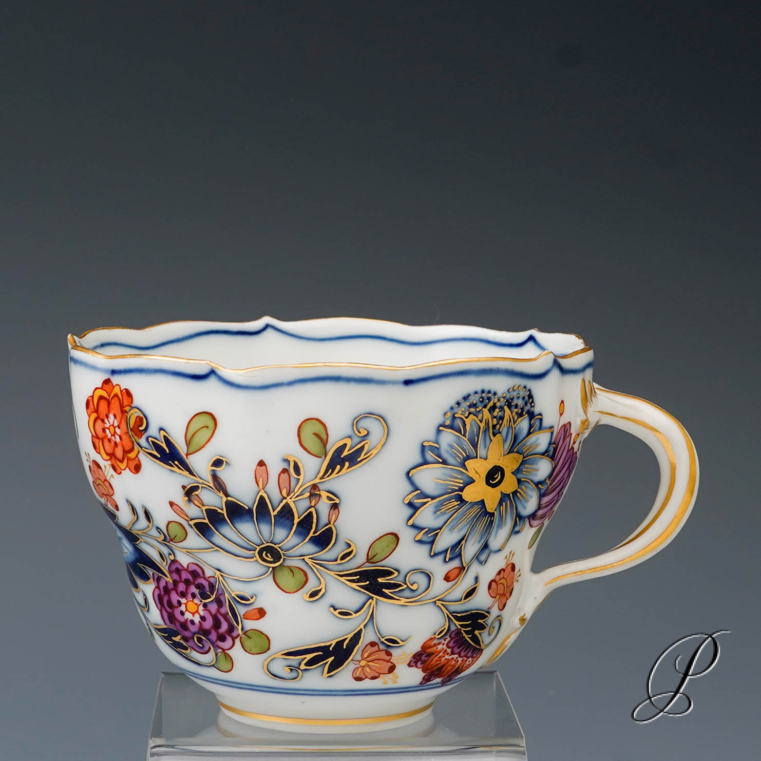 Kaffeegedeck Meissen im Dekor buntes Zwiebelmuster – Bild 6