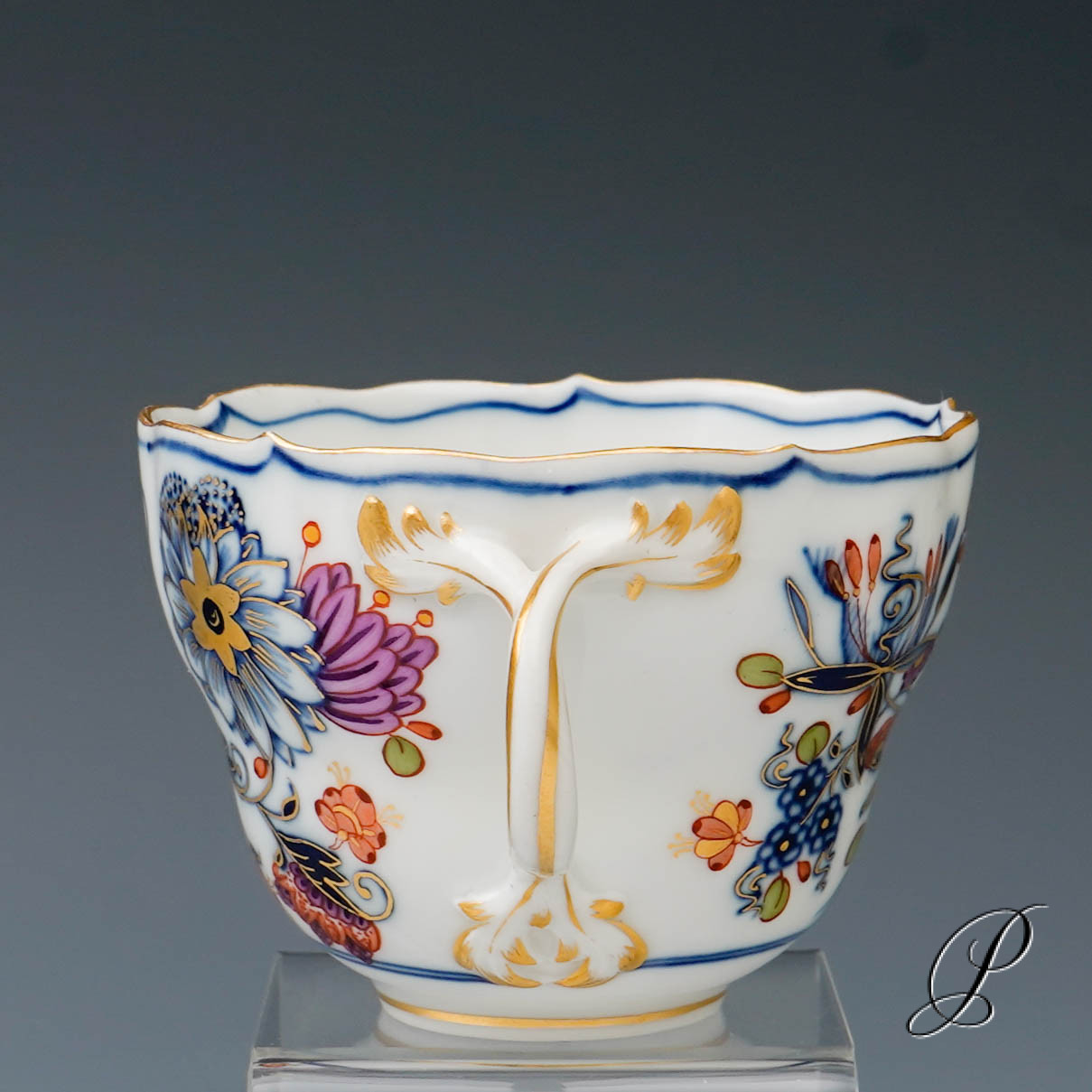 Kaffeegedeck Meissen im Dekor buntes Zwiebelmuster – Bild 9