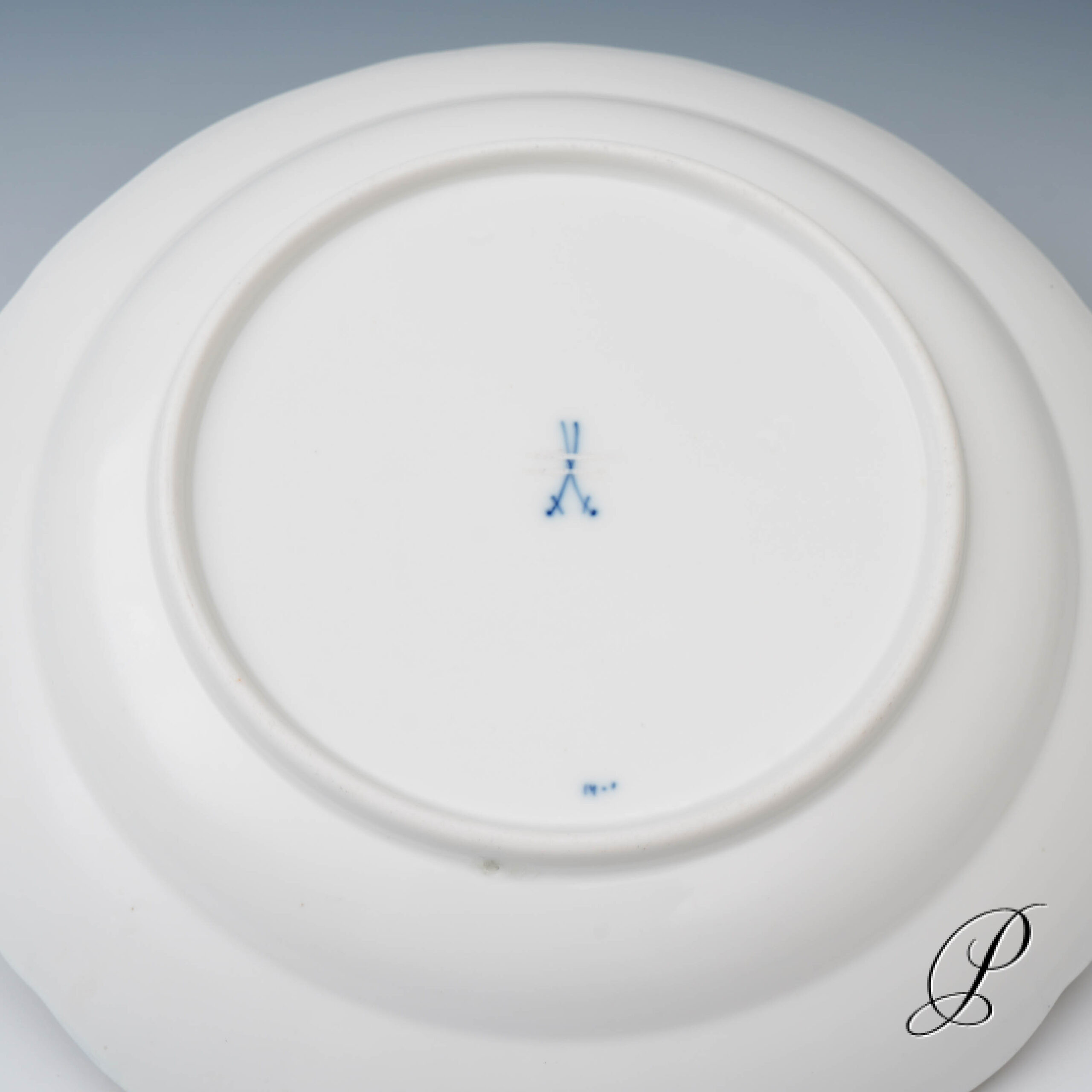 4 Vorspeiseteller oder Abendbrotteller Meissen im Dekor buntes Zwiebelmuster – Bild 4