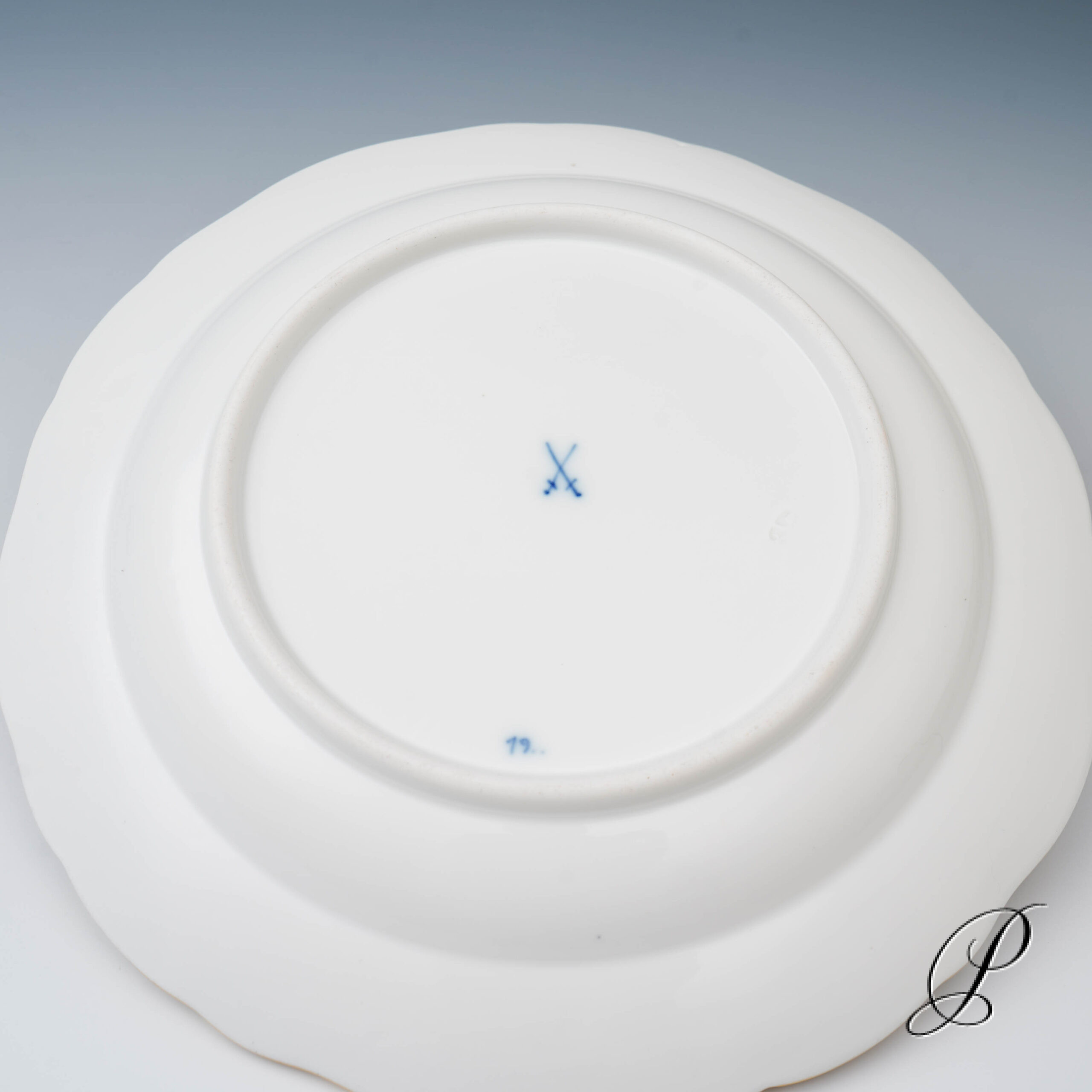 4 Vorspeiseteller oder Abendbrotteller Meissen im Dekor buntes Zwiebelmuster – Bild 10