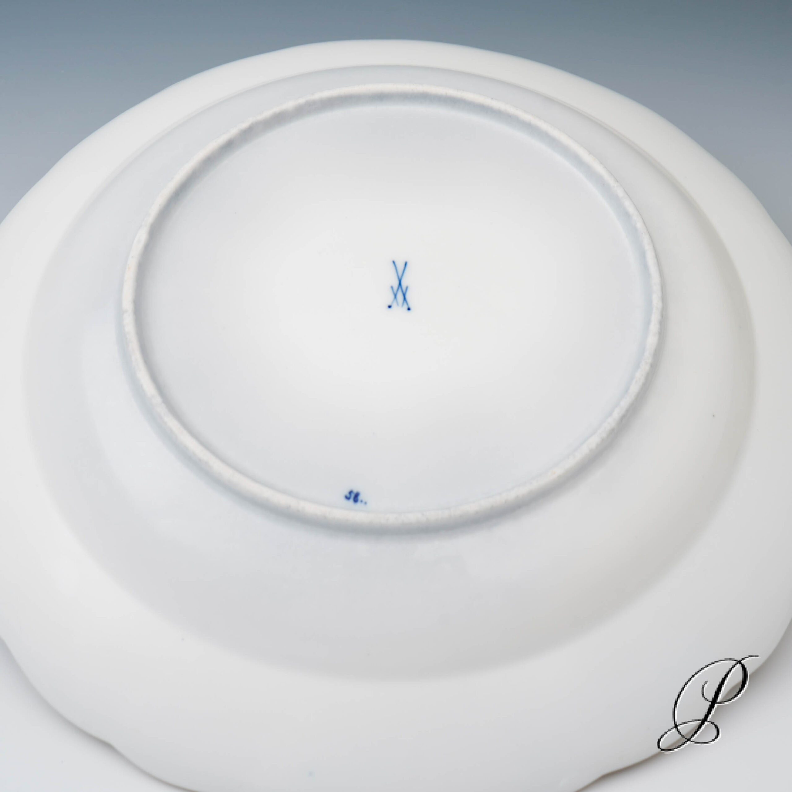 3 Speiseteller Meissen um 1860 Jhd. im Dekor buntes Zwiebelmuster – Bild 5